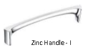 96 mm Zinc Handle - I - Chrome Plated Finish - IZH 96 CP
