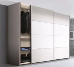 Hi Slide Topper for 3 Doors - Zinc White Finish - HST18-20-503