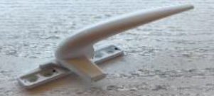 36 x 18 mm Window Handle - Heavy (Right) - White - AWH-H1R