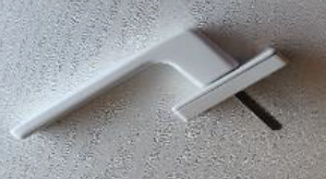 41 mm dia Mortise Window Handle 3 - Black - AWH-DM3