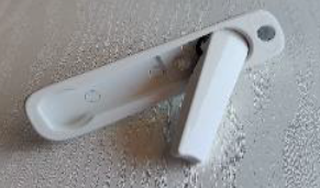 36 x 36 mm Recessed Mortise Handle - White - RMH1