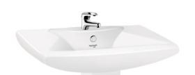 Opal 670 x 510mm Wall Hung Wash Basin Star White 10082 (Art)