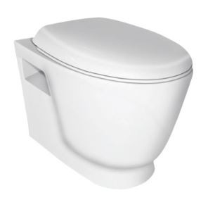 Dome P Trap (20.5 cm) Wall Hung Water Closet Star White 92517 (Italian Collection)