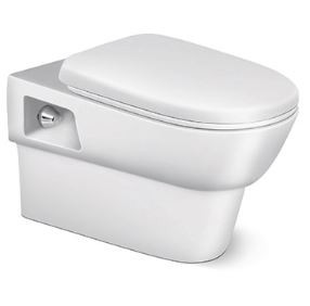 Kylis P Trap (23 cm) Wall Hung Water Closet Star White 92080 (Italian Collection)