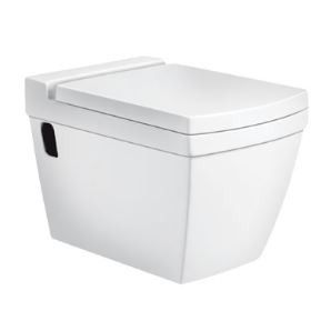 Quadra P Trap (23.5 cm) Wall Hung Water Closet Star White 92514 (Italian Collection)