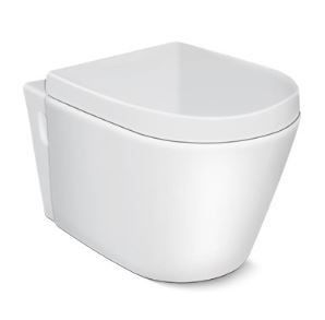 Twilight P Trap (20.8 cm) Wall Hung Water Closet Star White 92092 (Italian Collection)
