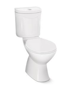 Cleo S Trap (22 cm) Water Closet Star White (Full Set - 20050, 21033)