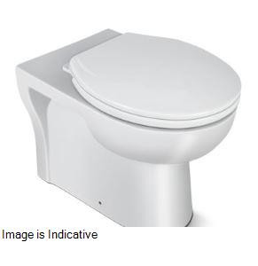 Malibu P Trap (18 cm) Water Closet with Sleek Fresh PVC Cistern Pastel 20086 (Art)