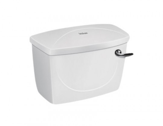 Single Flush Ceramic Cistern Star White 21001