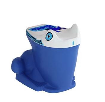Poncho Water Closet with Seat Cover Electric Blue 20062