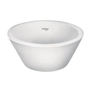 Crystal 420 Dia Table Top Wash Basin Star White - 10057