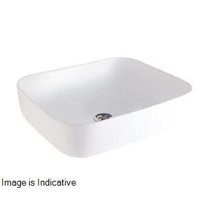 Ebello Square 390 x 390 x 150 mm  Table Top Wash Basin Pastel - 91097