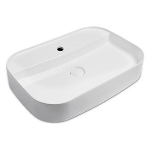 Edge 65R 650 x 450 115 mm Table Top Wash Basin Star White - 91101