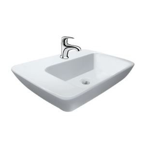 Plato 580 x 430 x 130 mm Table Top Wash Basin Star White- 91068