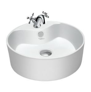 Solitaire 460 x 460 x 150 mm Table Top Wash Basin Star White- 91064