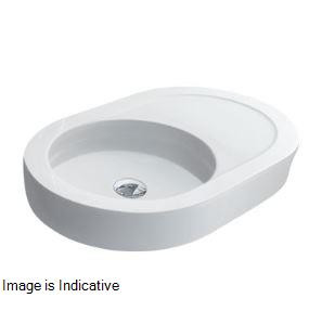 Splendor Oval 630 x 420 x 100 mm  Table Top Wash Basin Pastel - 91083