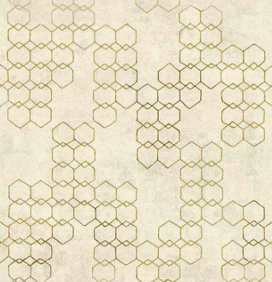 .53 mtr X 10.050 mtr Abstract Geometry 3D Design Style Wallpaper Black, Orange,  Grey, White 37424-2