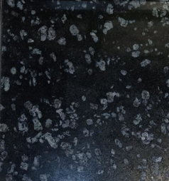 10 ft X 3 ft Coin Black Granite - Glossy Finish