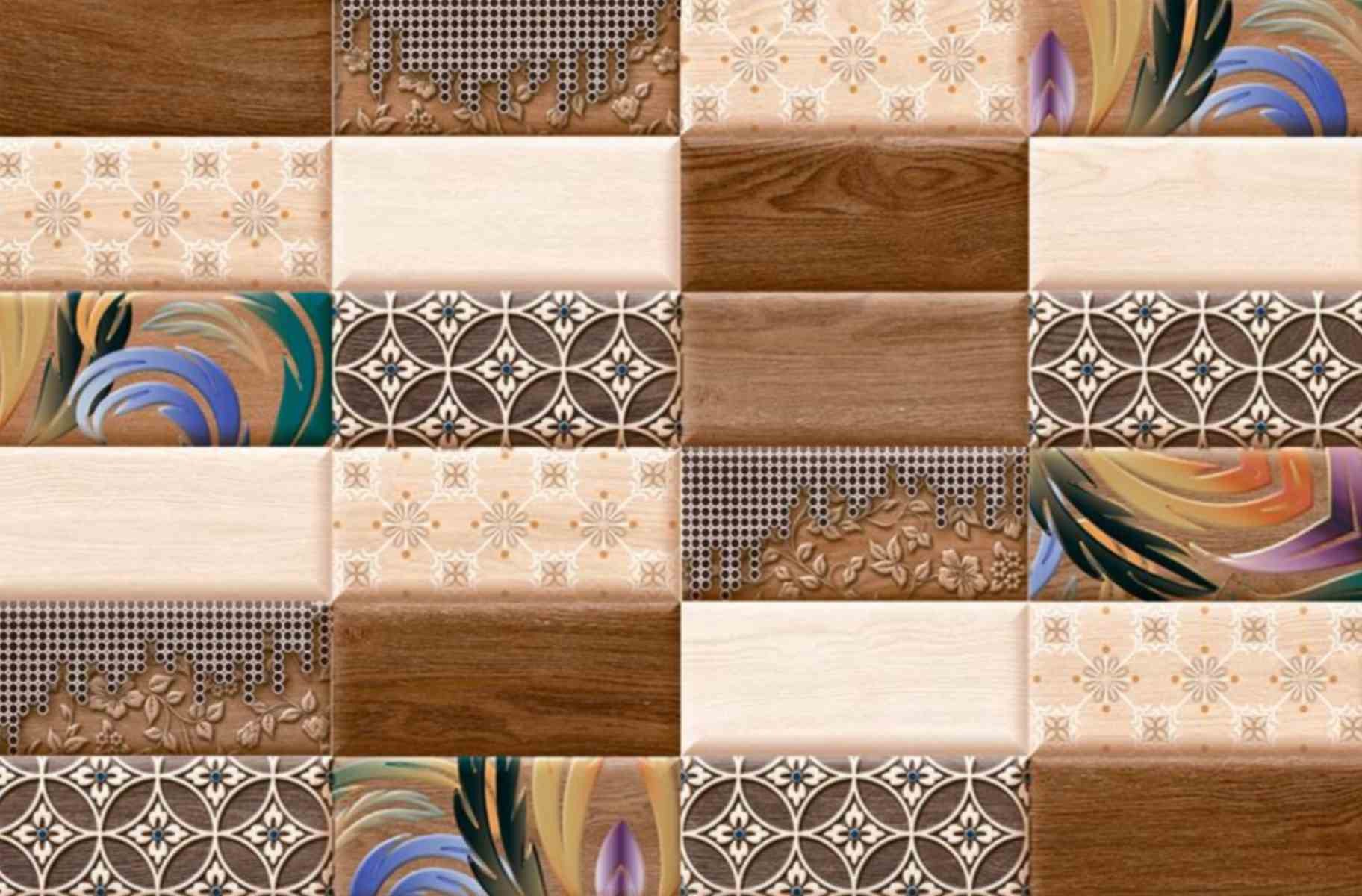 300 x 450 mm Torino 55001 HL-1 Digital Ceramic Wall Tile - Glossy Finish