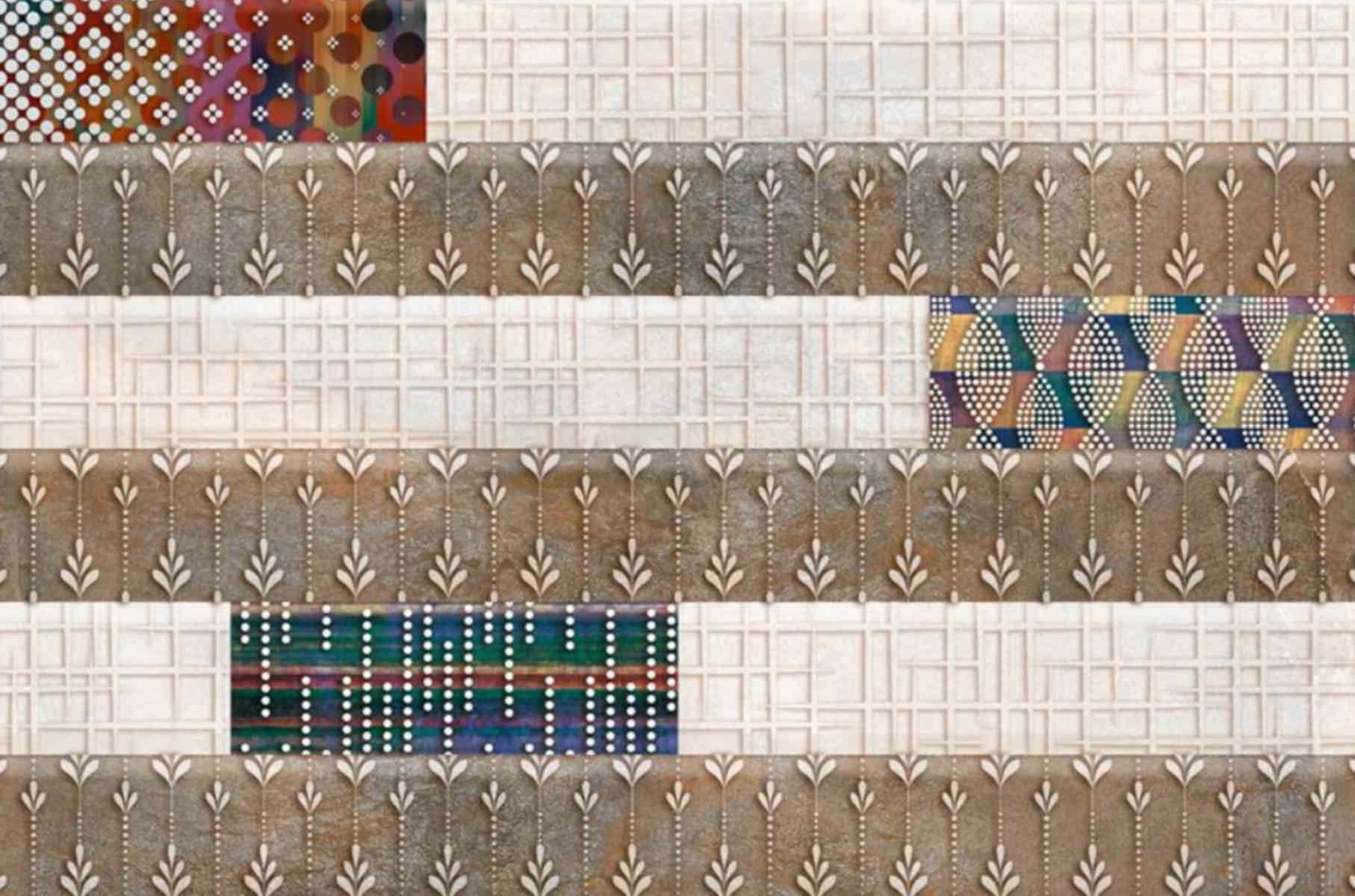 300 x 450 mm Torino 55007 HL-2 Digital Ceramic Wall Tile - Glossy Finish