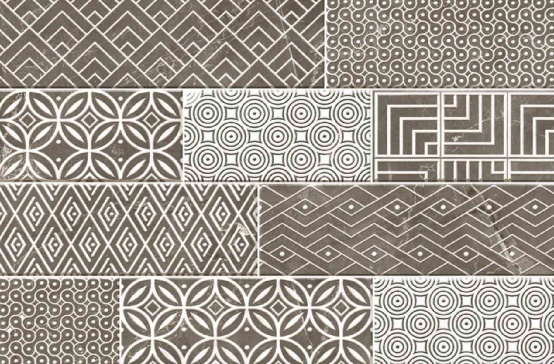 300 x 450 mm Torino 55013 HL-1 Digital Ceramic Wall Tile - Glossy Finish