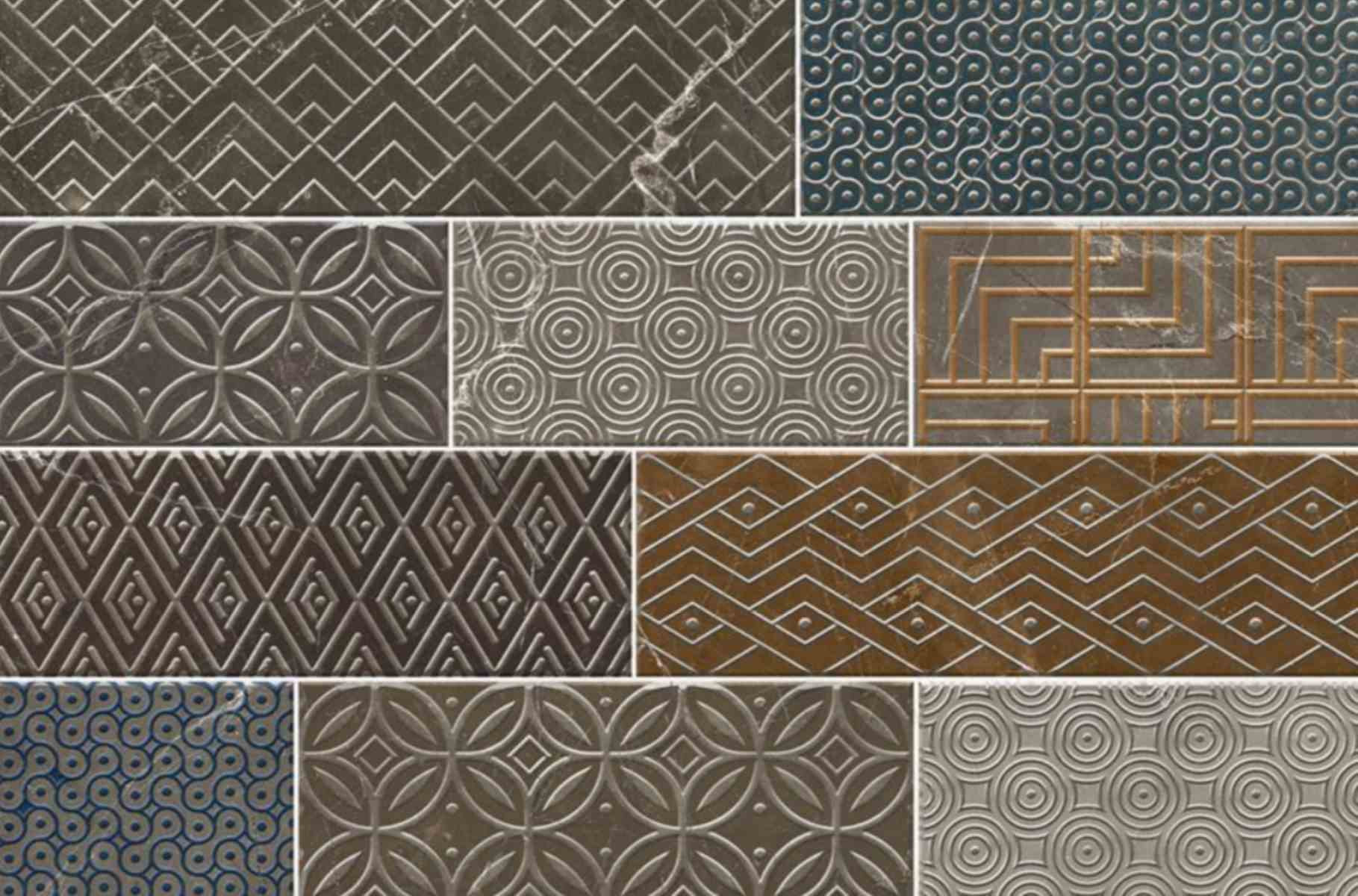 300 x 450 mm Torino 55013 HL-2 Digital Ceramic Wall Tile - Glossy Finish