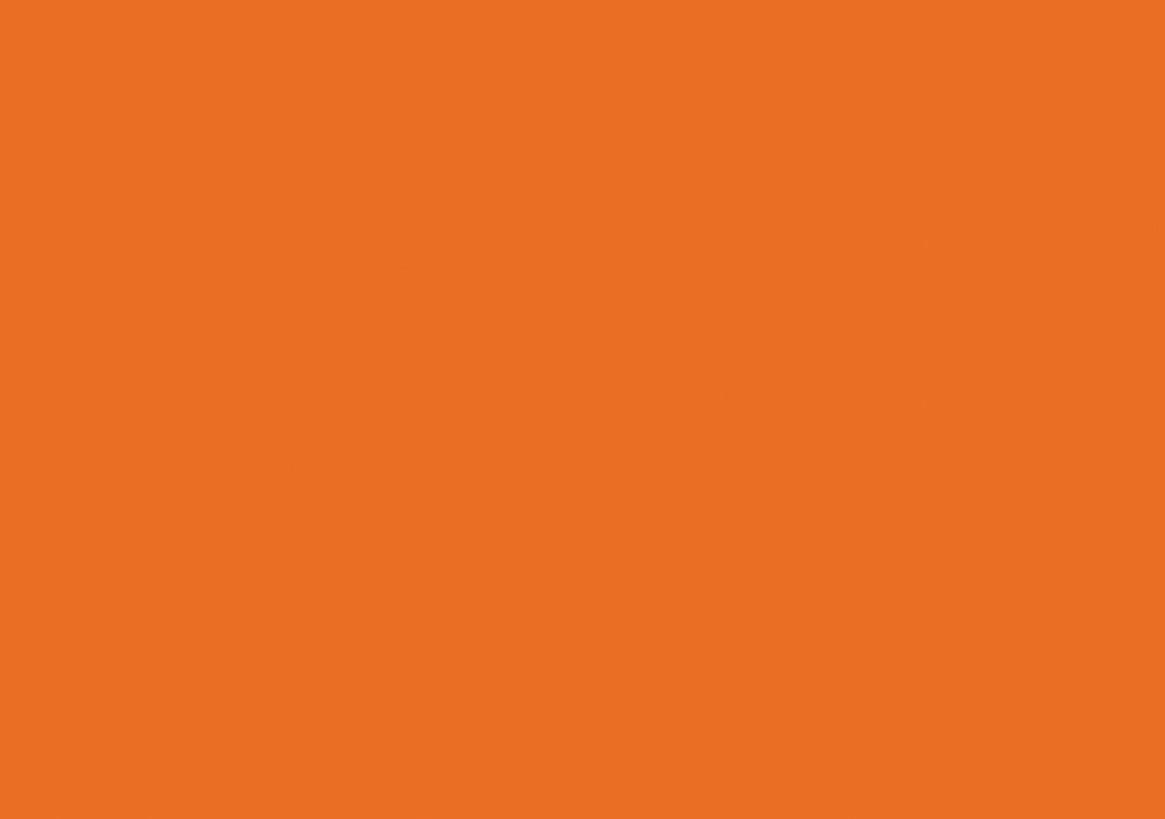 12 mm 3680mm X 760mm Orange Plain Acrylic Solid Surface - Orange S027