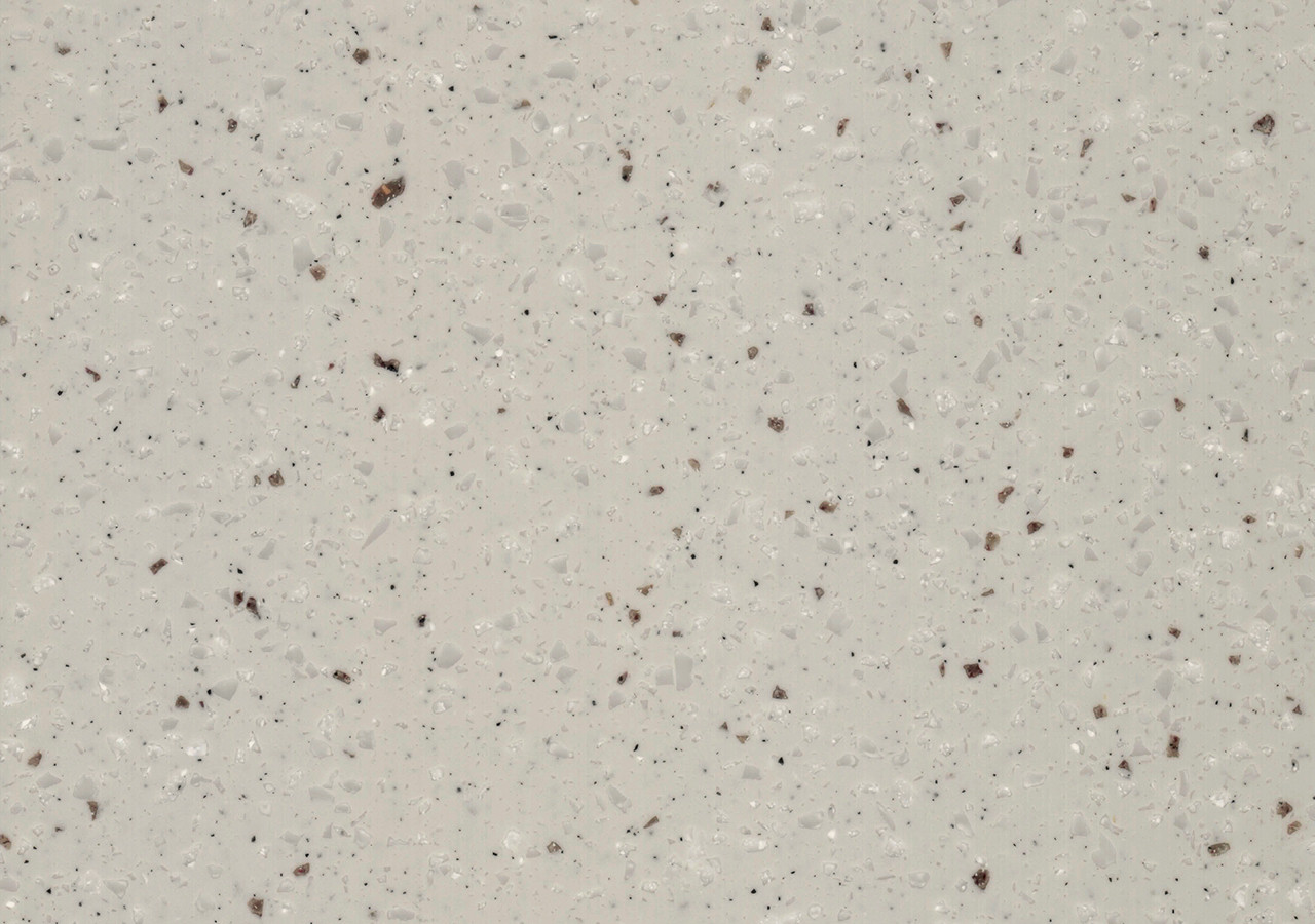 12 mm 3680mm X 760mm Grey Crystal Granite Acrylic Solid Surface - Grey G102