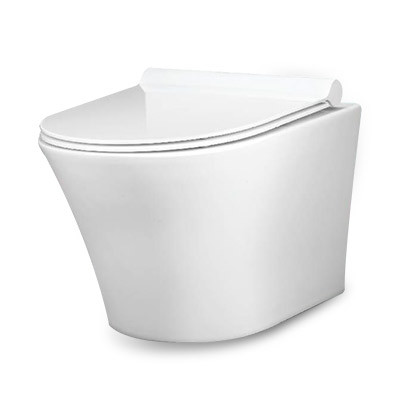 Cora Wall Hung Water Closet Pastel 92544 (Italian Collection)