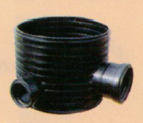 450 mm Underground Drainage Ultra Shaft Pipe with 110 mm and 160 mm Branch RLUSHP0453BK