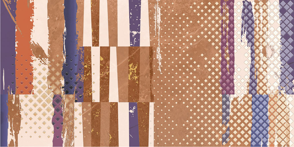 300 X 600 mm Clado Dekor Digital Ceramic Wall Tile - Plazma Finish