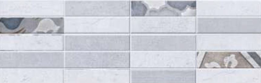 400 X 1200 mm Gala Grey Glazed Vitrified Wall Tile - Decor Finish
