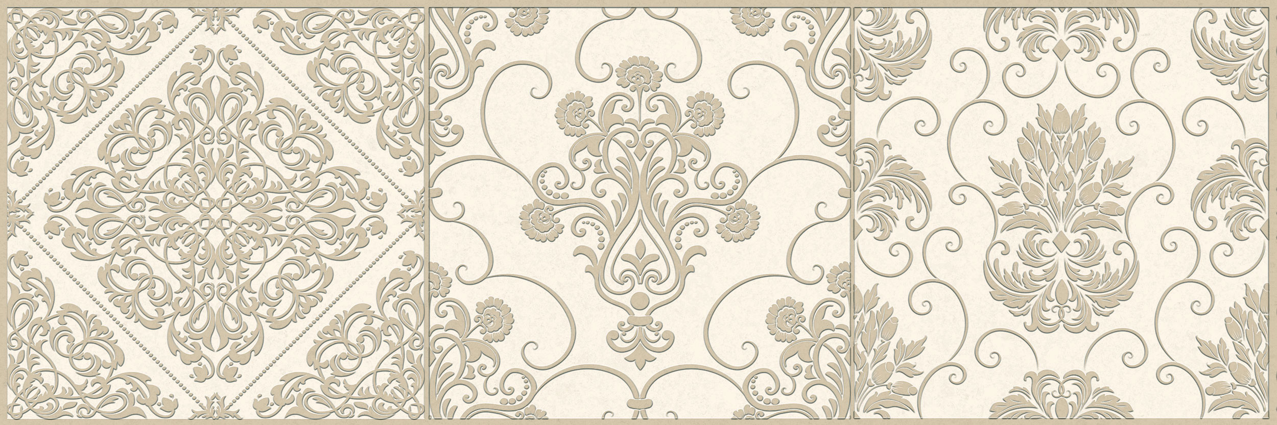 400 X 1200 mm Gardenia Glazed Vitrified Wall Tile - Decor Finish
