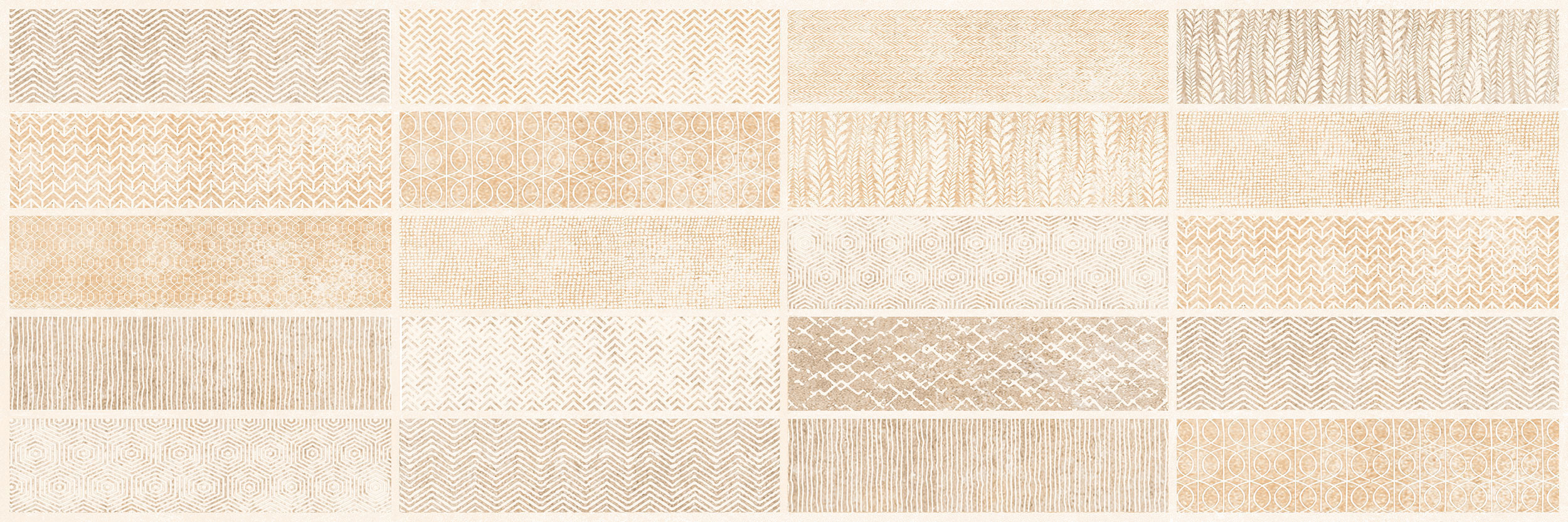 400 X 1200 mm Gibbon Glazed Vitrified Wall Tile - Decor Finish