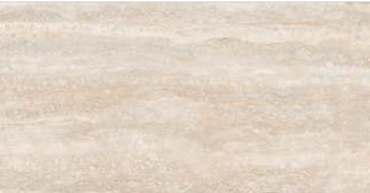600 X 1200 mm Travertine Beige Glazed Vitrified Wall Tile - Marbletech Finish