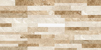 300 X 600 mm Rondiny Beige Glazed Vitrified Wall Tile - Stone/Punch Finish