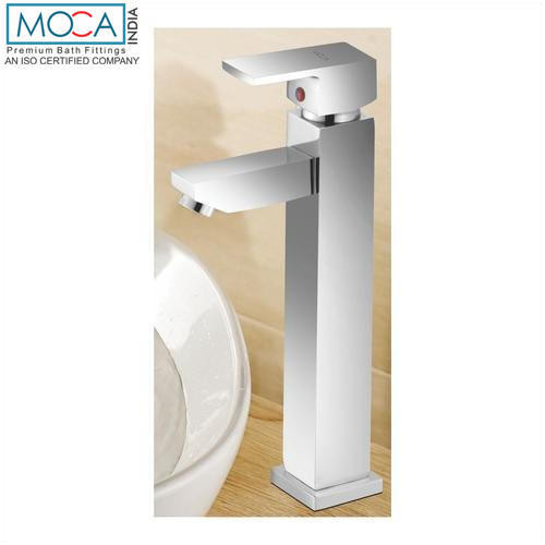 12" Tall Body Single Lever Basin Mixer Chrome Finish - WF 931