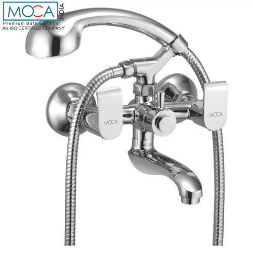 Wall Mixer with Crutch Chrome Finish - WF 917