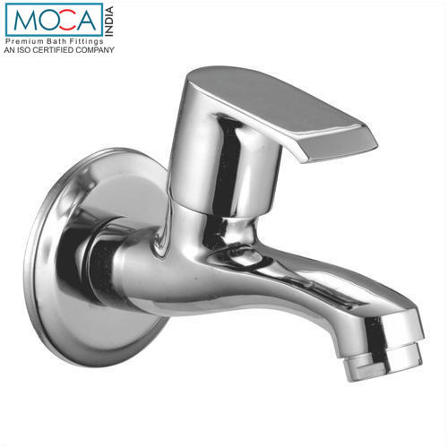 Long Body Bib Cock with Flange Chrome Finish - WF 902