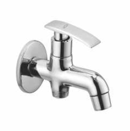 2 Way Bib Cock Chrome Finish - AX 209