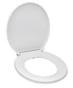 Jet Spray Regular Seat Cover White - E8086