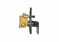 Single Lever 3-Inlet Diverter Upper Trim Polished Chrome T9966A1