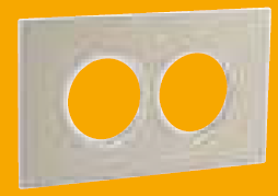 3 Module Cover Plate for Shaver Socket with Frame Square - Dark Bronze 5758 43