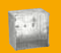 1 Module Metal Flush Mounting Box - 6890 07