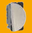 6 A 1 Module One Way Right Single Pole Switch Round - Champagne 5749 01