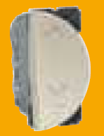 20 A 1 Module Two Way Right Single Pole Switch with Indicator Round - Champagne 5749 18