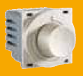 60 to 400 W 2 Module Light Dimmer Round - Champagne 5749 27