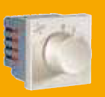 100 W 2 Module Fan Step Regulator Square - Champagne 5748 30