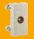 1 Module TV CoAxial Socket Square - Champagne 5748 51