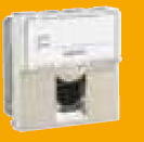 2 Module Category 6 UTP Information Socket Square - Champagne 5748 50